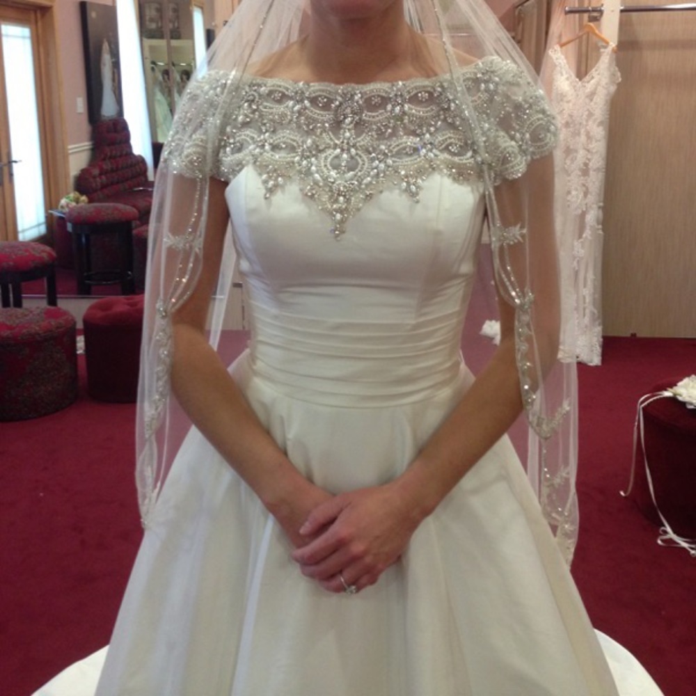 Justin Alexander Wedding Dress (9770) NEVER WORN OR ALTERED - Picture 2 of 12